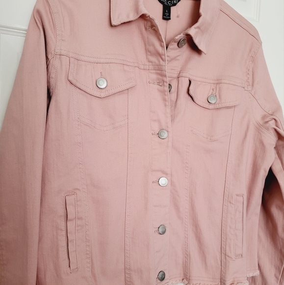 Pink denim jacket - Picture 2 of 4